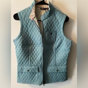 Barbour women’s quilted vest. Size M.